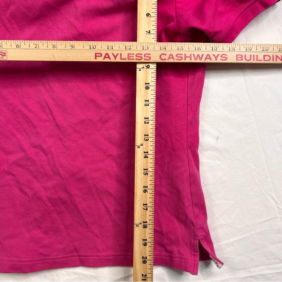 Lacoste Golf Polo Collared Button Shirt Women's Size Medium (40) Cotton L030223 - Picture 4 of 4